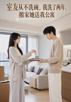 室友从不洗碗，我洗了两年，搬家她送我公寓