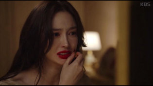 韩剧重生惊悚红唇，李洙赫悔婚崩溃晚上睡不着的大片
