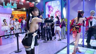 BW2025现场cosplay舞蹈震撼表演。  