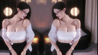 女秘书白千涵跳给大哥看,顶不住。